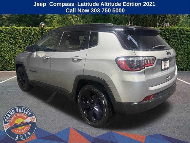 used 2021 Jeep Compass car, priced at $17,788