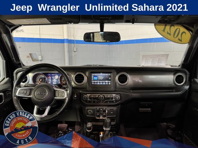 used 2021 Jeep Wrangler Unlimited car, priced at $29,746