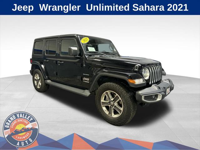 used 2021 Jeep Wrangler Unlimited car, priced at $29,488