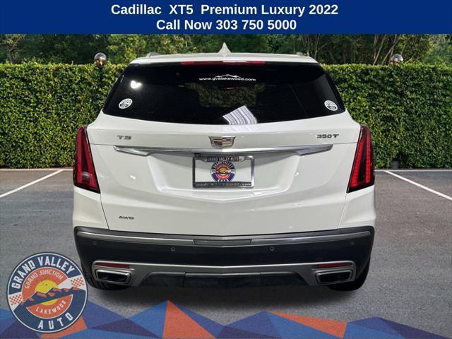 used 2022 Cadillac XT5 car, priced at $27,988