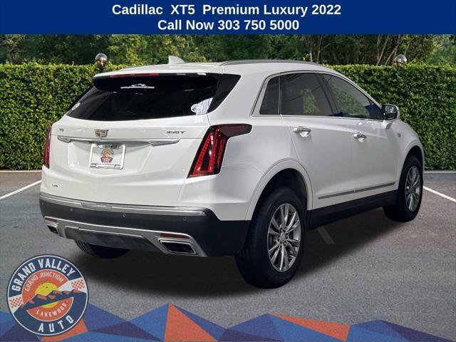 used 2022 Cadillac XT5 car, priced at $27,988