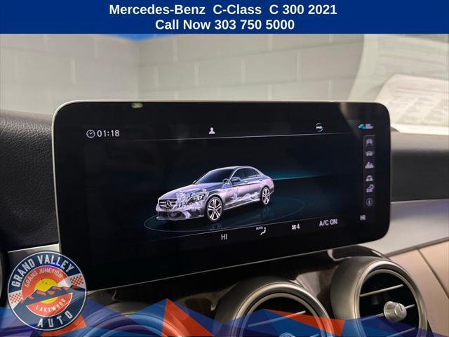 used 2021 Mercedes-Benz C-Class car, priced at $23,888