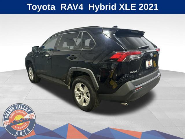 used 2021 Toyota RAV4 Hybrid car, priced at $29,588