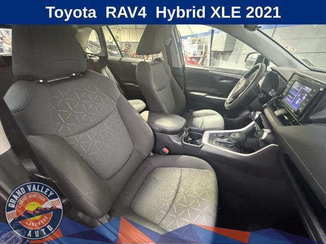 used 2021 Toyota RAV4 Hybrid car, priced at $29,588