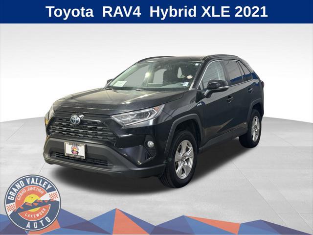 used 2021 Toyota RAV4 Hybrid car, priced at $29,588