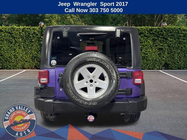 used 2017 Jeep Wrangler car, priced at $20,388