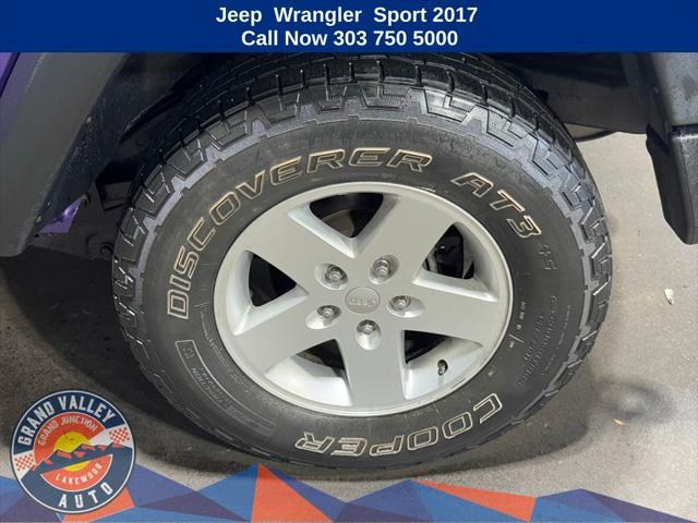 used 2017 Jeep Wrangler car, priced at $20,388