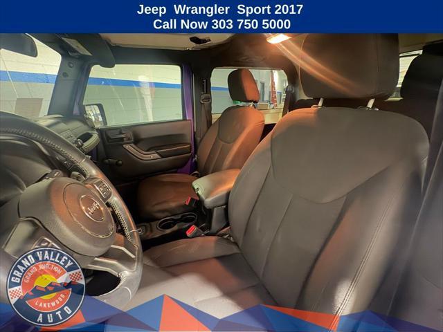 used 2017 Jeep Wrangler car, priced at $20,388