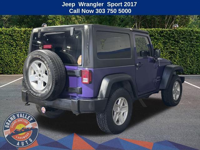 used 2017 Jeep Wrangler car, priced at $20,388