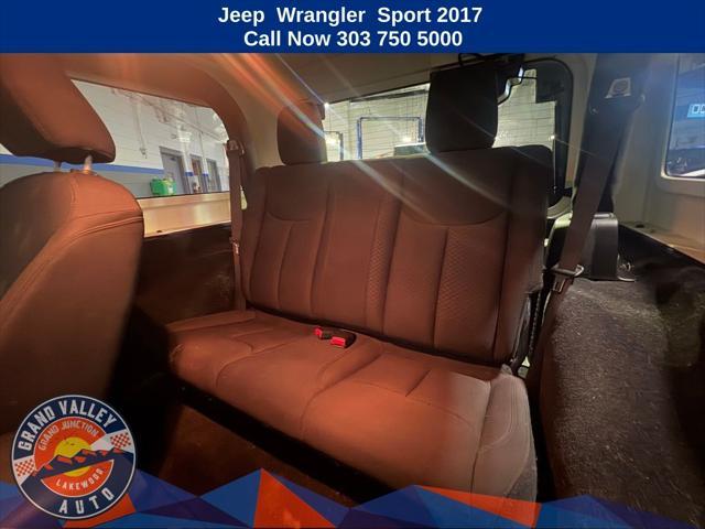 used 2017 Jeep Wrangler car, priced at $20,388