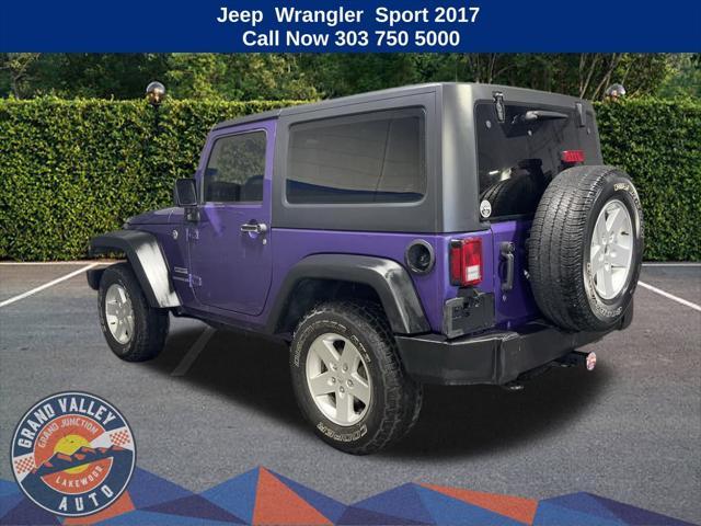 used 2017 Jeep Wrangler car, priced at $20,388