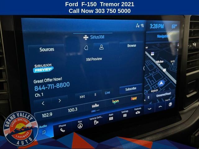 used 2021 Ford F-150 car, priced at $44,900