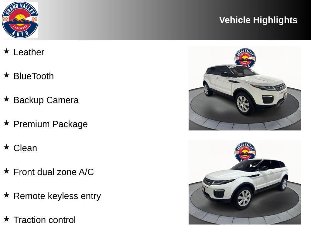 used 2016 Land Rover Range Rover Evoque car, priced at $13,688