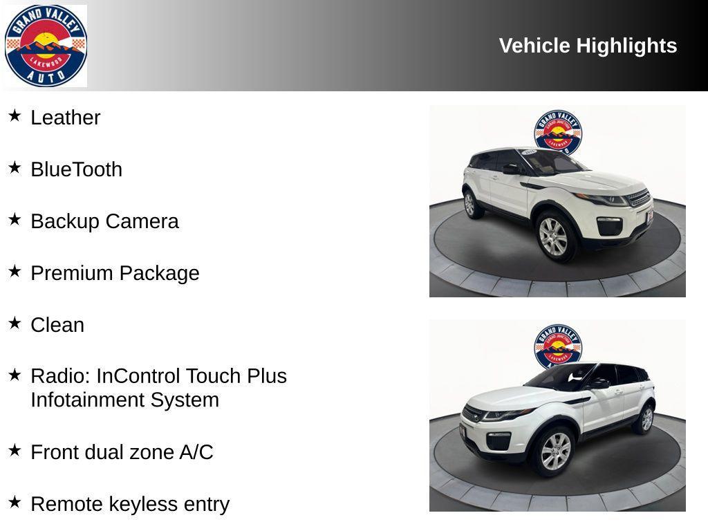 used 2016 Land Rover Range Rover Evoque car, priced at $12,888