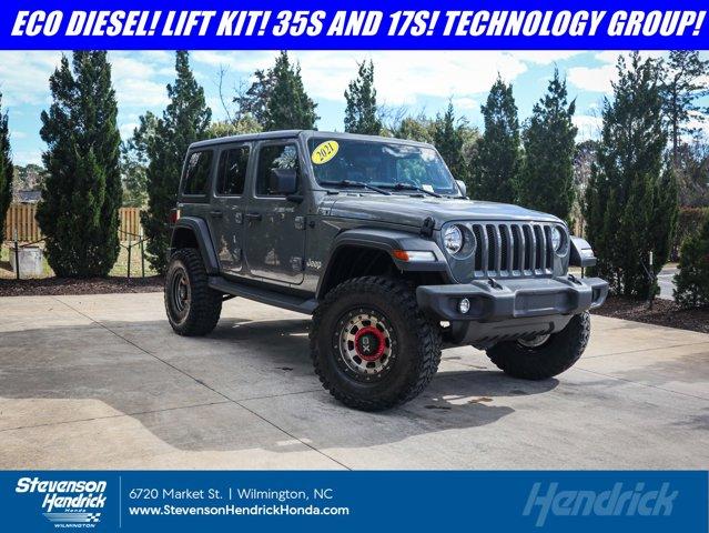 used 2021 Jeep Wrangler car, priced at $35,000