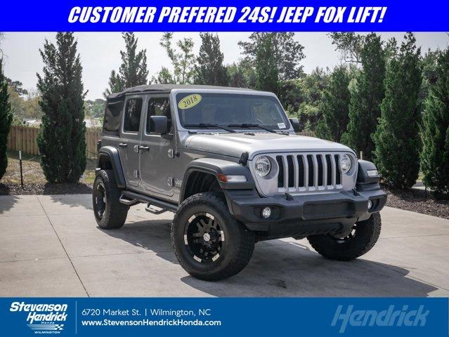 used 2018 Jeep Wrangler Unlimited car, priced at $28,161
