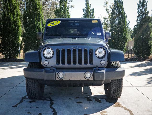 used 2017 Jeep Wrangler Unlimited car, priced at $22,751