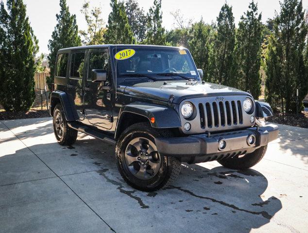 used 2017 Jeep Wrangler Unlimited car, priced at $22,751