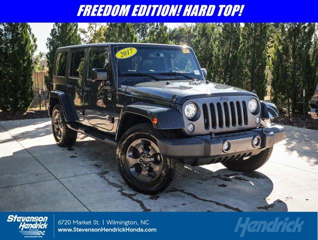 used 2017 Jeep Wrangler Unlimited car, priced at $22,751