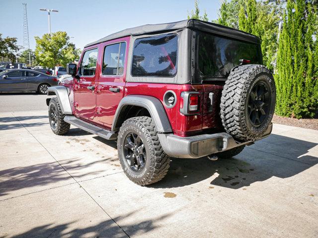 used 2021 Jeep Wrangler car, priced at $32,290