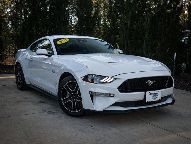 used 2021 Ford Mustang car, priced at $34,500