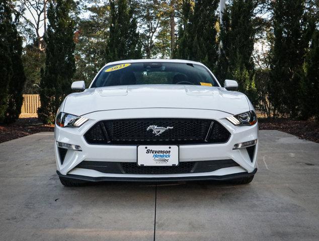 used 2021 Ford Mustang car, priced at $34,500