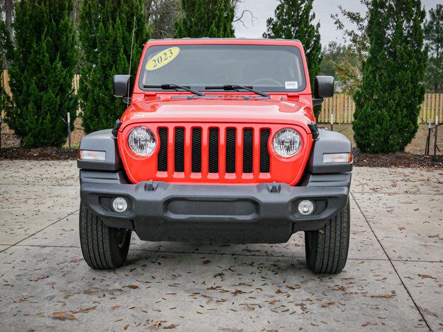 used 2023 Jeep Wrangler car, priced at $32,500