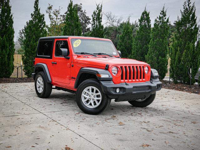 used 2023 Jeep Wrangler car, priced at $32,500