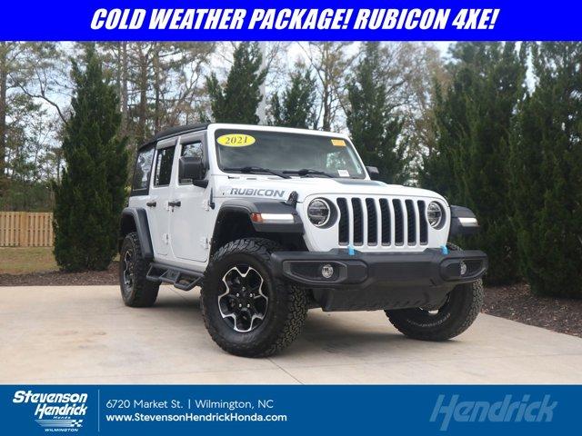 used 2021 Jeep Wrangler Unlimited 4xe car, priced at $39,396