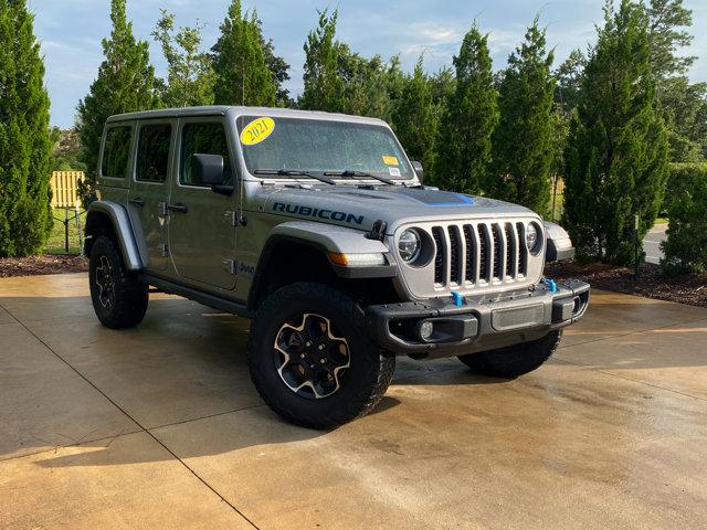 used 2021 Jeep Wrangler Unlimited 4xe car, priced at $37,239