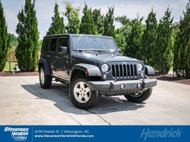 used 2017 Jeep Wrangler Unlimited car, priced at $18,374