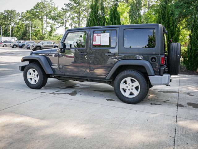used 2017 Jeep Wrangler Unlimited car, priced at $18,374