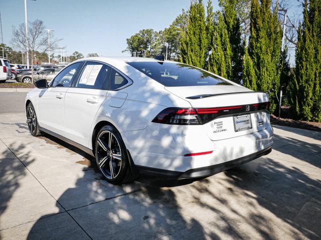 used 2023 Honda Accord Hybrid car, priced at $28,138