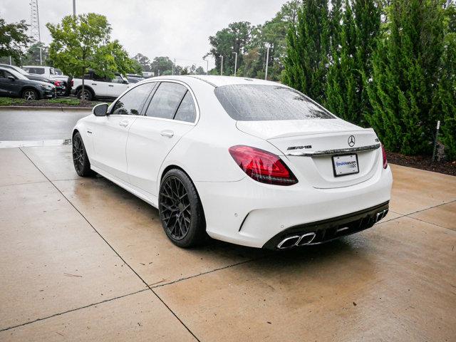 used 2020 Mercedes-Benz AMG C 63 car, priced at $57,000