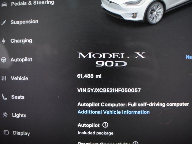 used 2017 Tesla Model X car, priced at $31,799