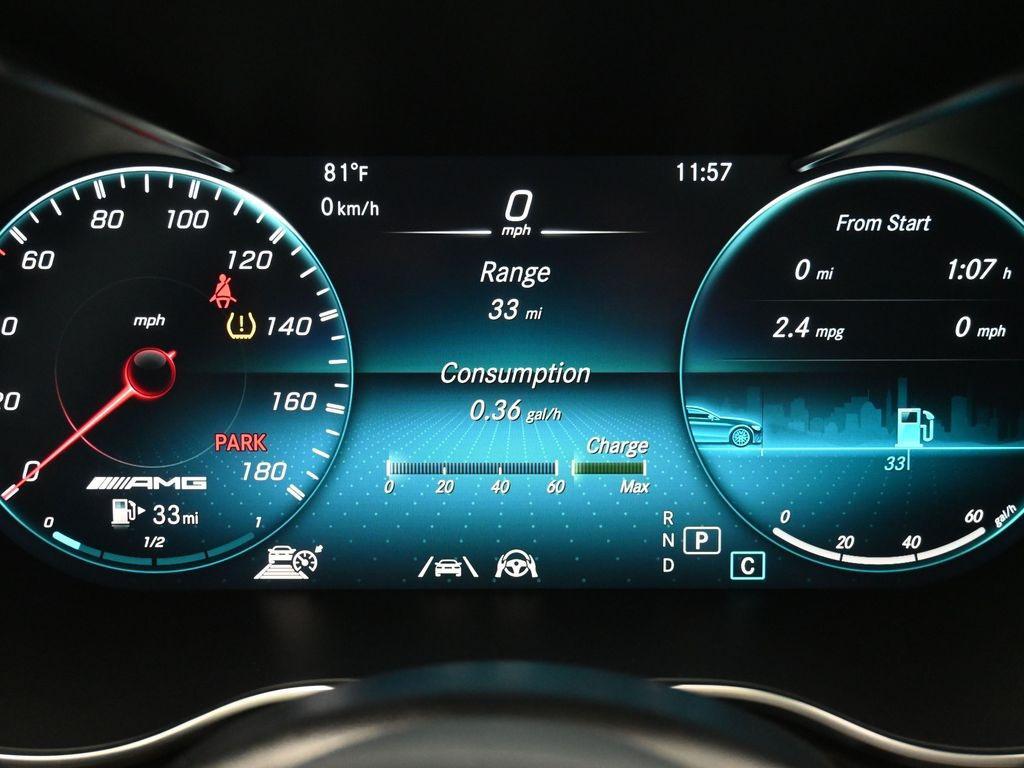 used 2021 Mercedes-Benz AMG C 43 car, priced at $38,989