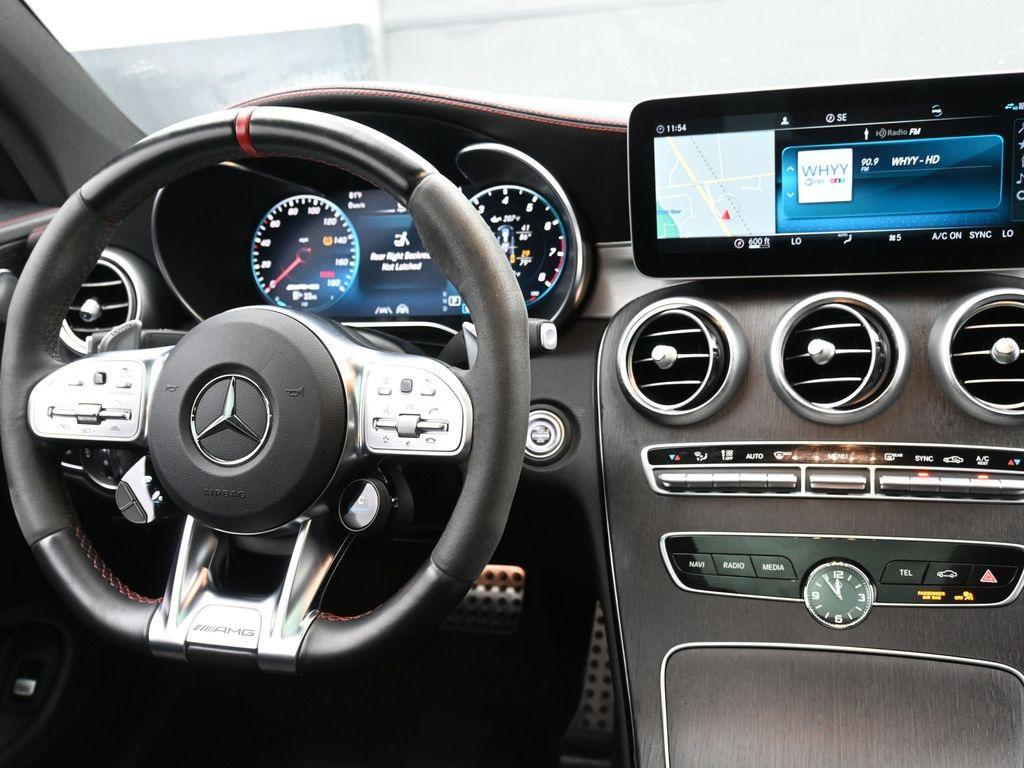 used 2021 Mercedes-Benz AMG C 43 car, priced at $38,989