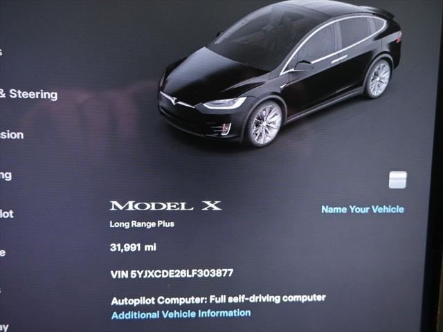 used 2020 Tesla Model X car, priced at $40,679