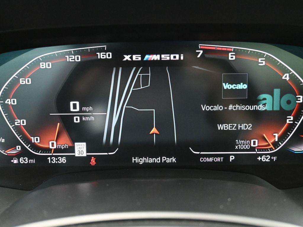 used 2020 BMW X6 car, priced at $48,219