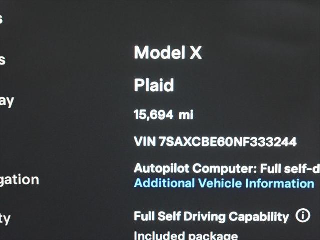 used 2022 Tesla Model X car, priced at $81,139