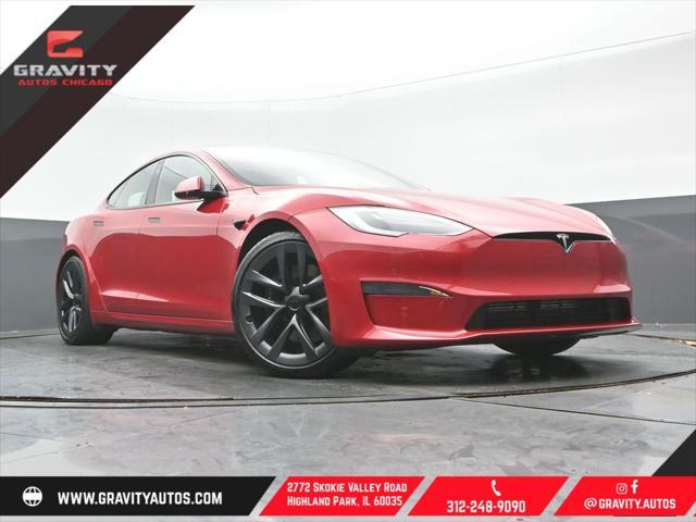 used 2021 Tesla Model S car, priced at $51,489