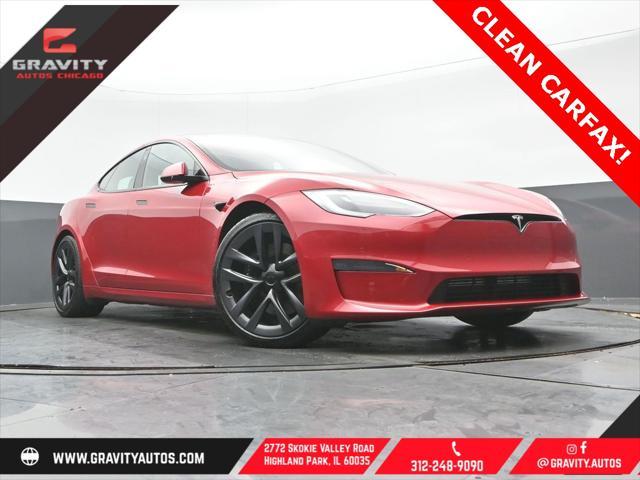 used 2021 Tesla Model S car, priced at $51,489
