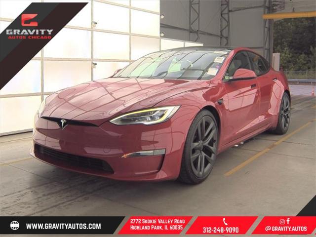 used 2021 Tesla Model S car, priced at $51,899