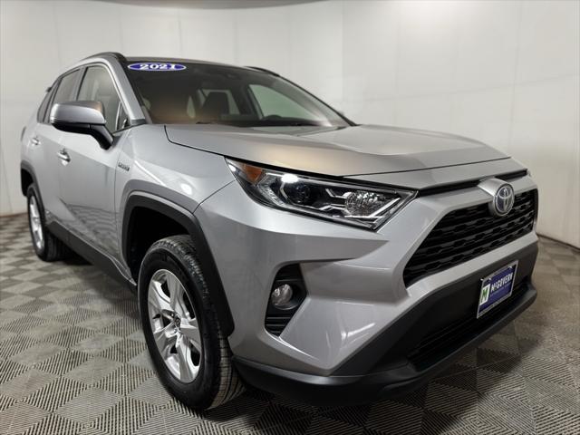 used 2021 Toyota RAV4 Hybrid car, priced at $30,900