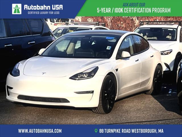 used 2021 Tesla Model 3 car, priced at $29,121