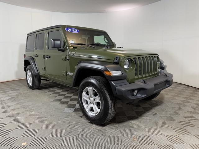 used 2020 Jeep Wrangler Unlimited car, priced at $29,288