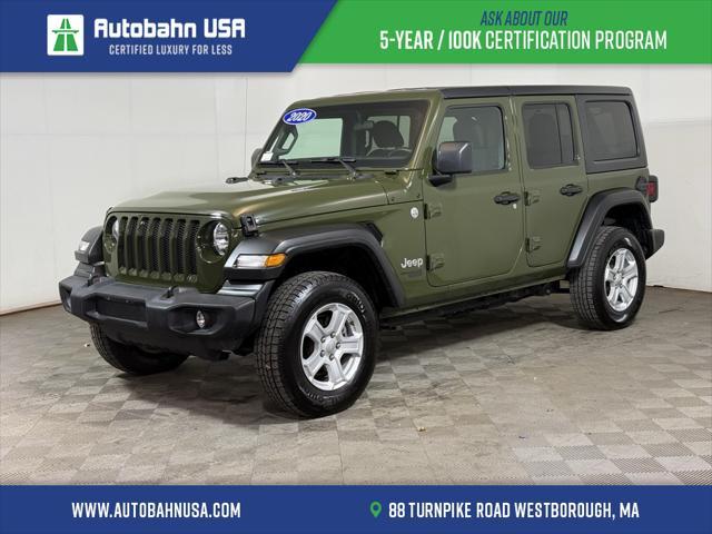 used 2020 Jeep Wrangler Unlimited car, priced at $29,288