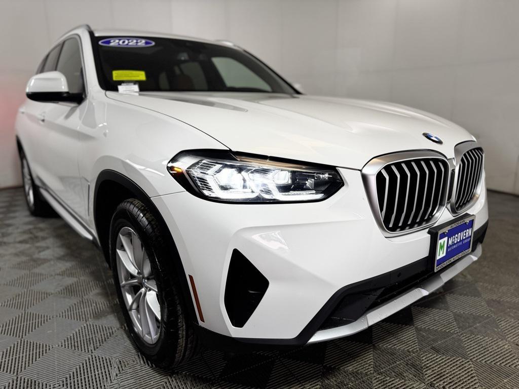used 2022 BMW X3 car, priced at $33,548