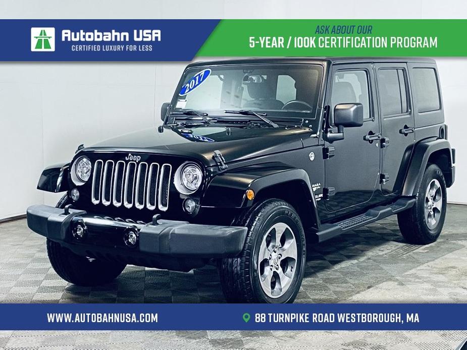 used 2017 Jeep Wrangler Unlimited car, priced at $23,965