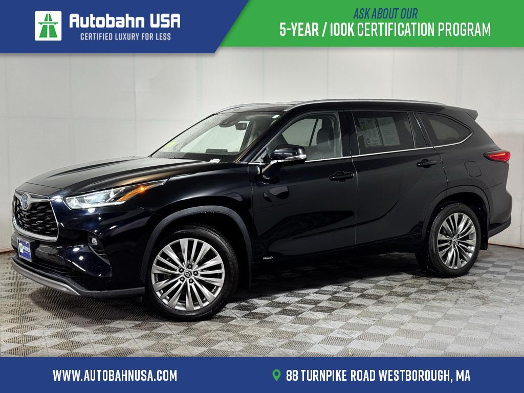 used 2023 Toyota Highlander Hybrid car, priced at $45,550